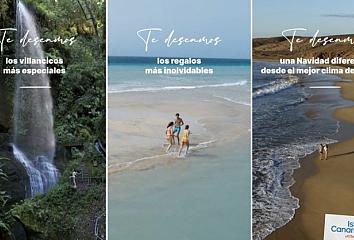 Piezas de Islas Canarias en redes sociales para felicitar las fiestas navideñas