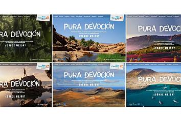 Distintas imágenes de la nueva campaña de Turismo de Islas Canarias dirigida al turismo interno para Semana Santa
