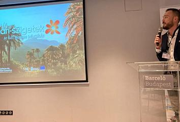 Presentación del destino Islas Canarias en el Roadshow ViaSale Travel de Hungría