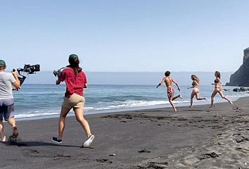 Una de las imágenes del rodaje para las nuevas producciones de Islas Canarias
