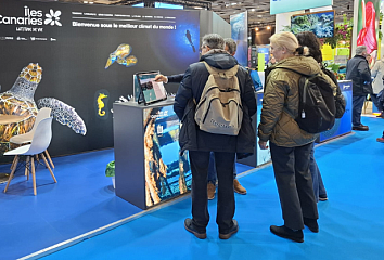 Participación de Islas Canarias en el Salon de la Plongée