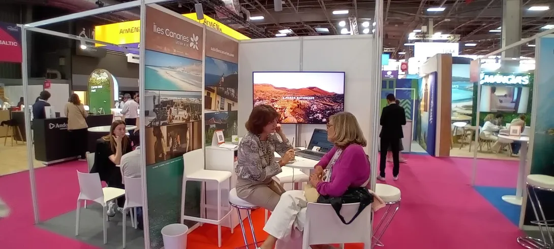 Estand de Islas Canarias en la feria IFTM Top Resa de París 2026