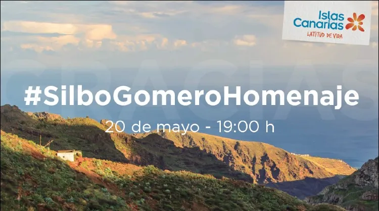 Acción de Islas Canarias para agradecer con un silbo gomero compartido a quienes han trabajado frente a la pandemia