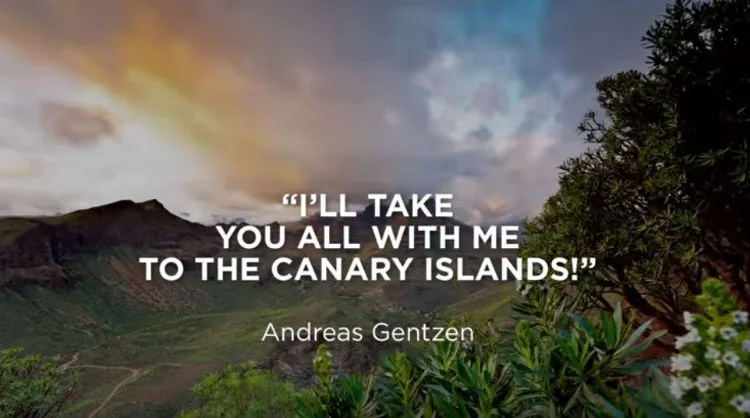 Gracias Tierra, de corazón. Islas Canarias