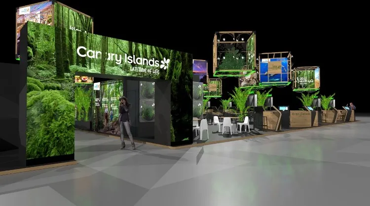 Estand de Islas Canarias en ITB 2023