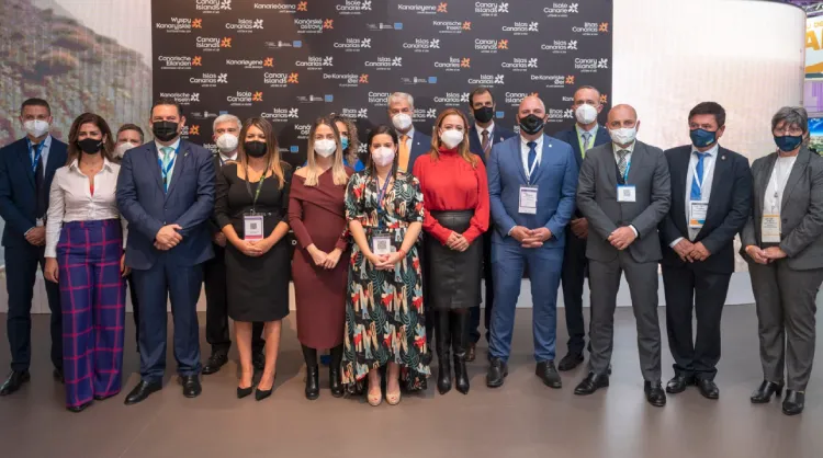 Delegación de Turismo de Islas Canarias en la WTM London 2021.