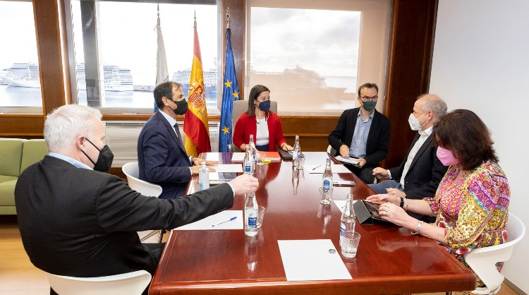 Un momento de la reunión mantenida entre TUI Group y Turismo de Canarias
