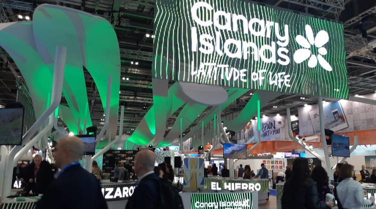 The Canary Islands pavilion at the 2019 World Travel Market (WTM)